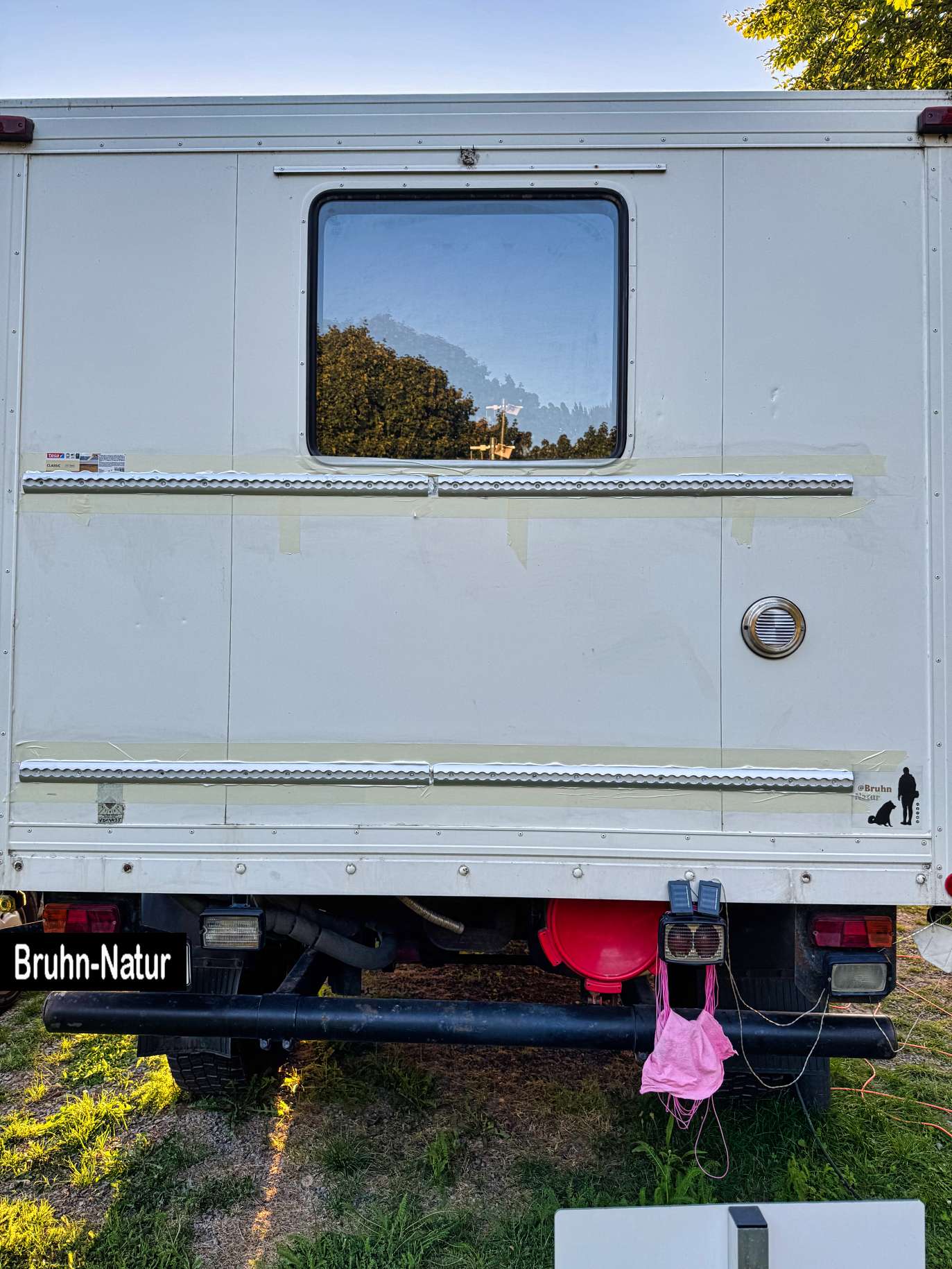 Airleinschienen sind angeklebt